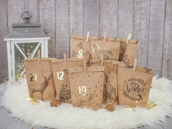 Papierdrachen Adventní kalendář DIY - Winter Landscape PPD103