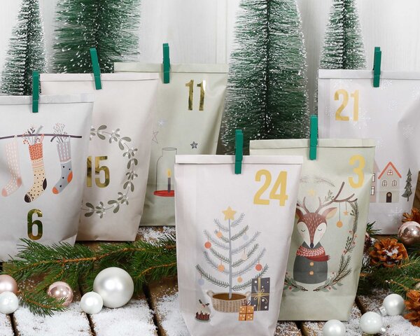 Papierdrachen Adventní kalendář DIY - Christmas Hygge PPD106