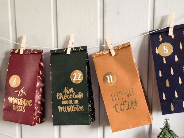 Papierdrachen Adventní kalendář DIY - Christmas Patterns PPD104