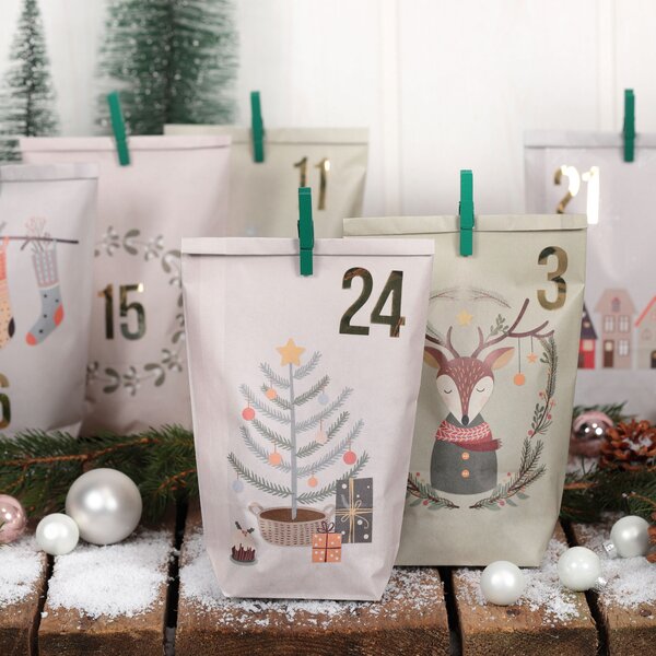Papierdrachen Adventní kalendář DIY - Christmas Hygge PPD106