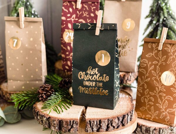 Papierdrachen Adventní kalendář DIY - Christmas Patterns PPD104
