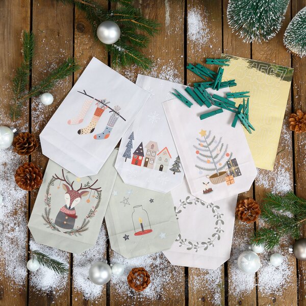 Papierdrachen Adventní kalendář DIY - Christmas Hygge PPD106