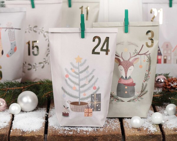 Papierdrachen Adventní kalendář DIY - Christmas Hygge PPD106