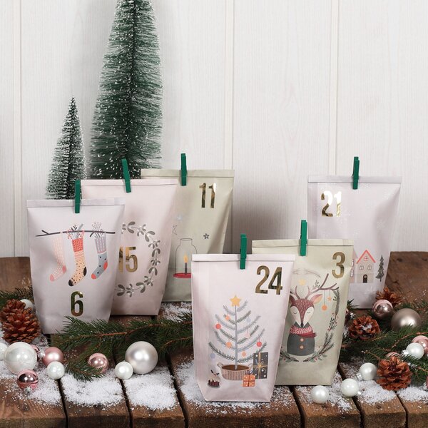 Papierdrachen Adventní kalendář DIY - Christmas Hygge PPD106