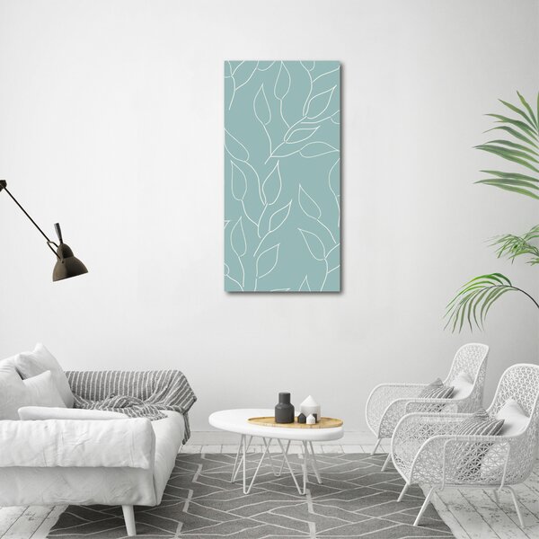 Vertikální Moderní fotoobraz canvas na rámu Listí ocv-71543751