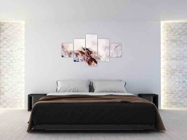 Obraz - Fialový mramor N⁰1 (125x70 cm)