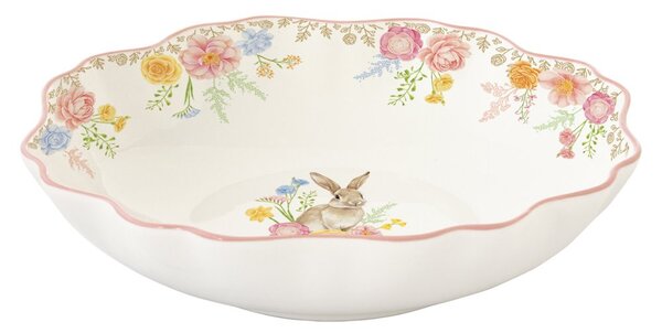 Porcelánová sada 2 ks talířů Velikonoční zajíček