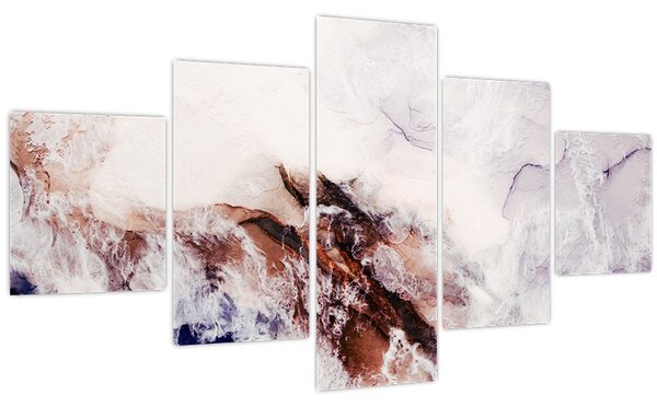Obraz - Fialový mramor N⁰1 (125x70 cm)