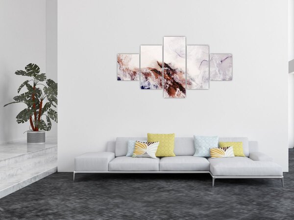 Obraz - Fialový mramor N⁰1 (125x70 cm)