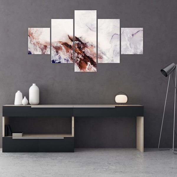 Obraz - Fialový mramor N⁰1 (125x70 cm)