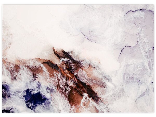 Obraz - Fialový mramor N⁰1 (70x50 cm)