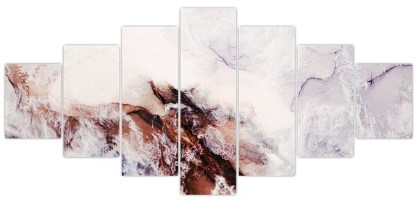 Obraz - Fialový mramor N⁰1 (210x100 cm)