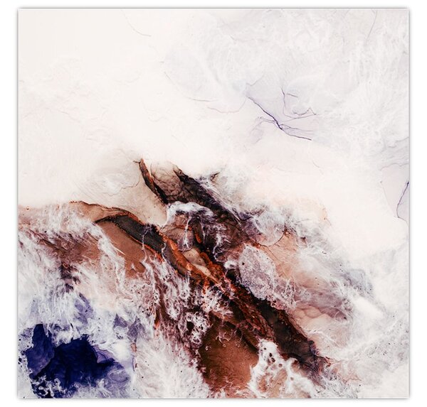 Obraz - Fialový mramor N⁰1 (30x30 cm)