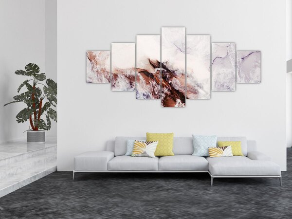 Obraz - Fialový mramor N⁰1 (210x100 cm)
