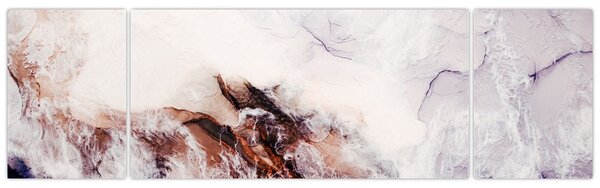 Obraz - Fialový mramor N⁰1 (170x50 cm)