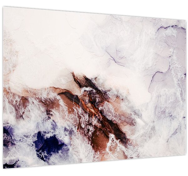 Obraz - Fialový mramor N⁰1 (70x50 cm)