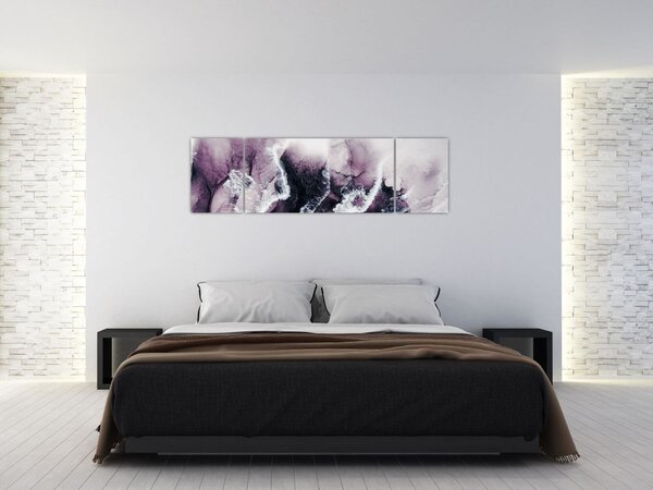 Obraz - Fialový mramor N⁰2 (170x50 cm)