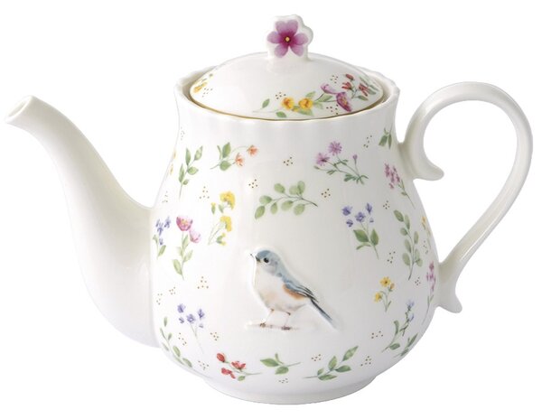 Porcelánová Konvice na čaj Ptáček 850 ml