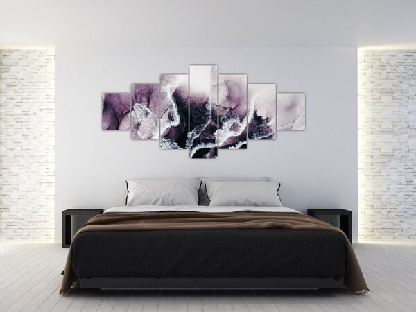 Obraz - Fialový mramor N⁰2 (210x100 cm)