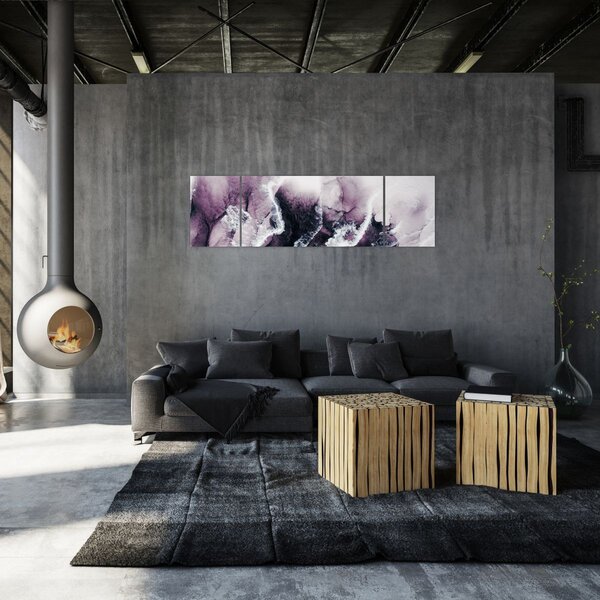 Obraz - Fialový mramor N⁰2 (170x50 cm)