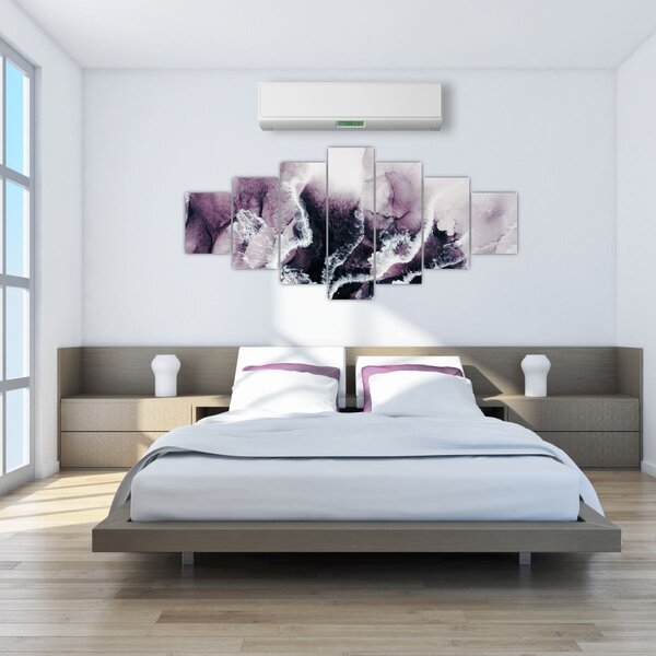 Obraz - Fialový mramor N⁰2 (210x100 cm)