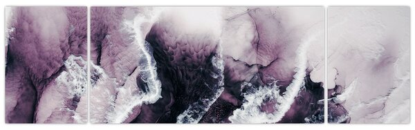 Obraz - Fialový mramor N⁰2 (170x50 cm)