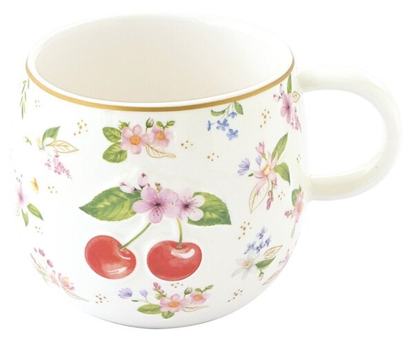 Porcelánový hrnek Třešně 400 ml