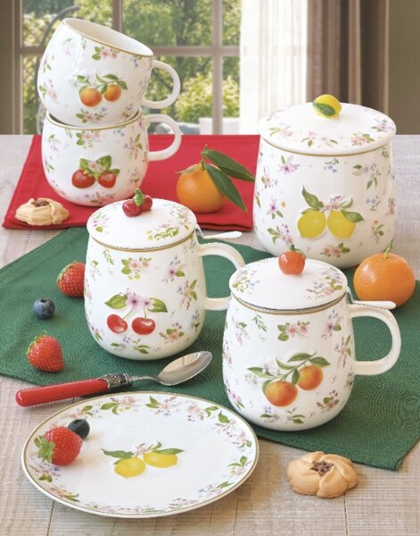 Porcelánový hrnek Jahody 400 ml