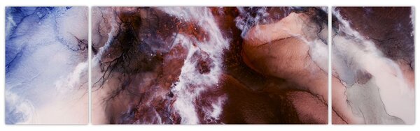 Obraz - Fialový mramor N⁰3 (170x50 cm)