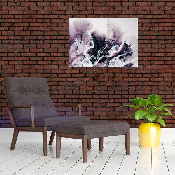 Obraz - Fialový mramor N⁰2 (70x50 cm)