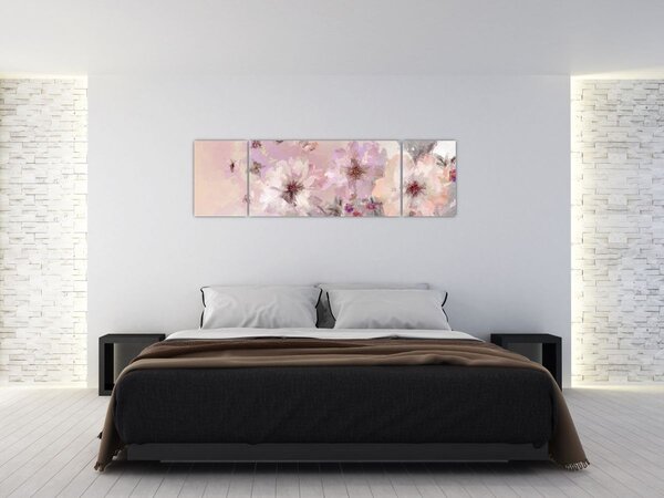 Obraz - Umělecká koláž s motýly (170x50 cm)