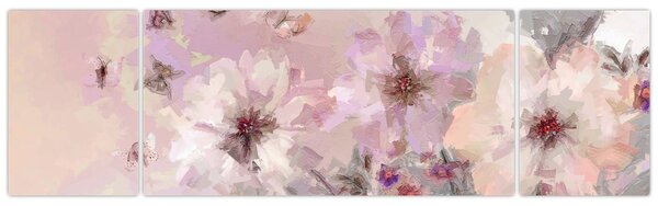 Obraz - Umělecká koláž s motýly (170x50 cm)