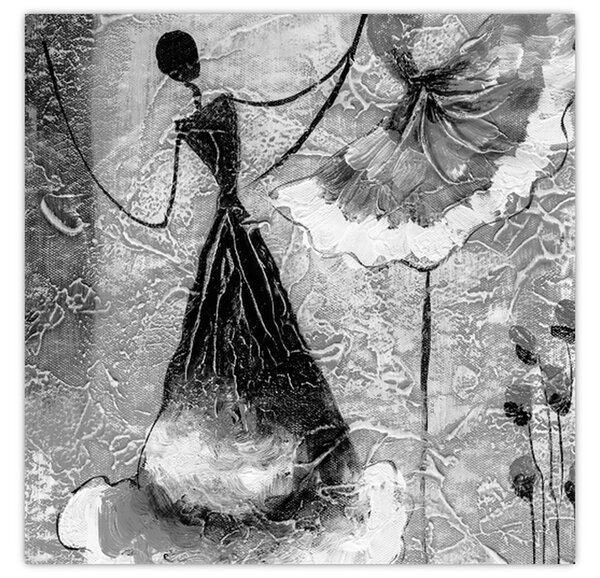 Obraz - Africká malba (30x30 cm)