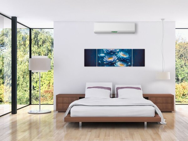 Obraz - Lekníny pod hladinou (170x50 cm)