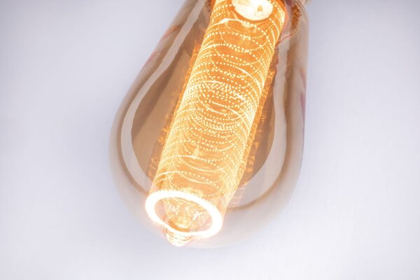 P 28830 Inner Glow Edition LED žárovka s vnitřním kroužkem E27 230V 3,6W 1800K zlatá - PAULMANN