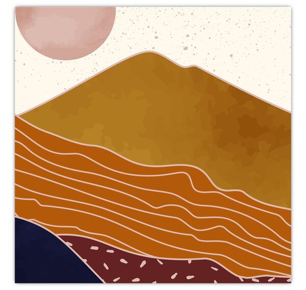 Obraz - Spacefrog design hory N⁰1 (30x30 cm)
