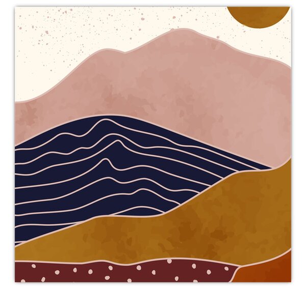 Obraz - Spacefrog design hory N⁰2 (30x30 cm)