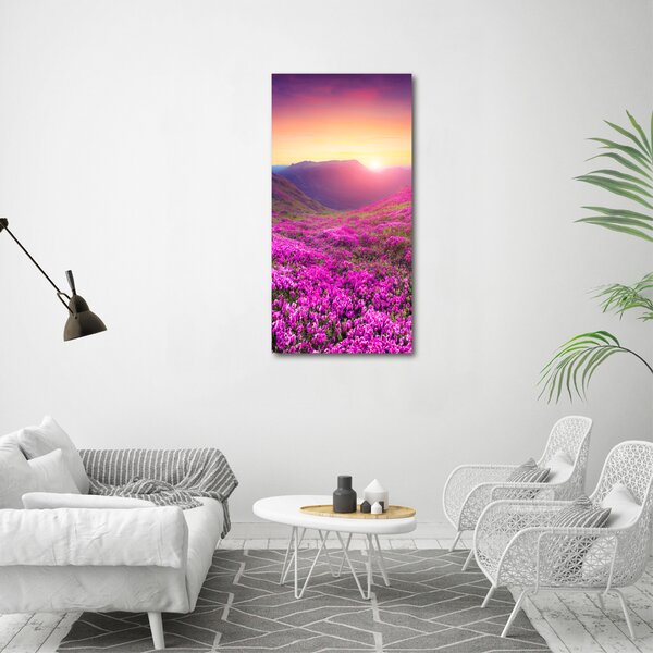 Vertikální Foto obraz na plátně Hory rododendrom ocv-72586785