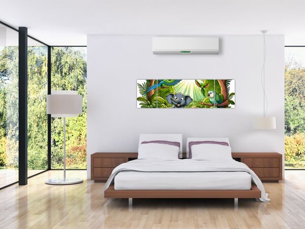 Obraz - Veselá zvířátka (170x50 cm)