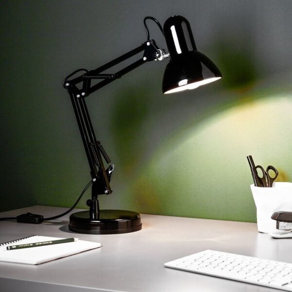 Brilliant 92706/06 Stolní pracovní lampa HENRY černá