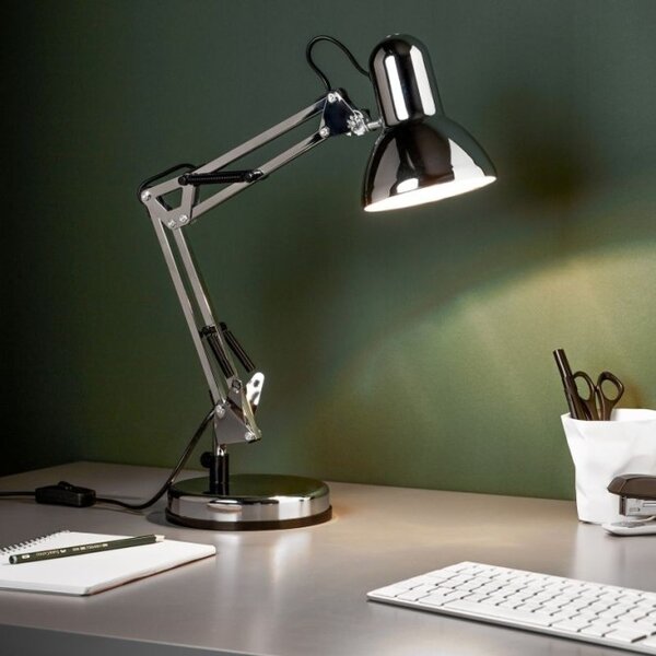 Brilliant 92706/15 Stolní pracovní lampa HENRY chromová