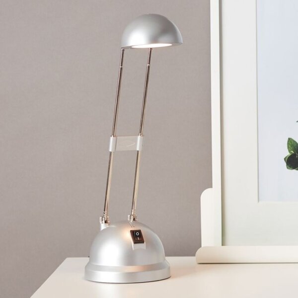 Brilliant G94816/11 LED stolní lampa KATRINA STŘÍBRNÁ