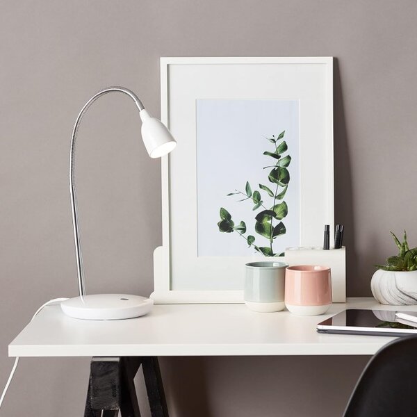 Brilliant G92935/05 Stolní lampa ANTHONY LED bílá