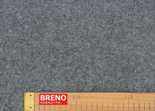 Breno Metrážový koberec NOVA 2216 šedý, šíře 400 cm, Šedá