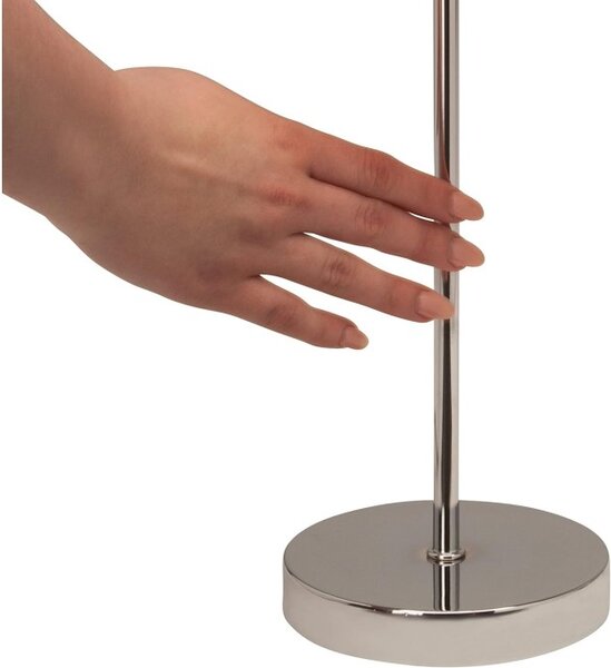 Brilliant 94873/63 Dotyková stolní lampa AGLAE ANTRACITOVÁ