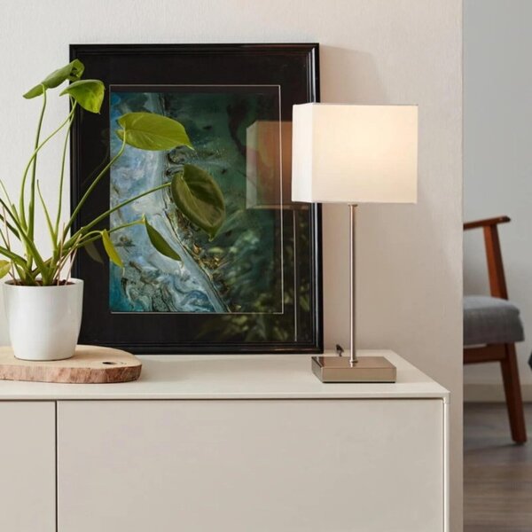 Brilliant 94873/05 Dotyková stolní lampa AGLAE BÍLÁ