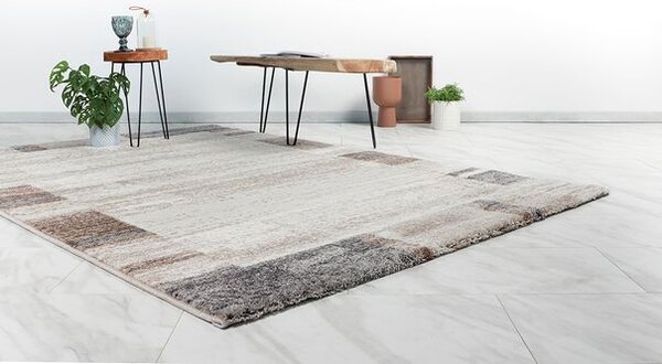 Breno Kusový koberec FEELING 500 beige-silver, 80x150 cm, Vícebarevné