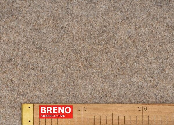 Breno Metrážový koberec NOVA 1008 béžový, šíře 400 cm, Béžová
