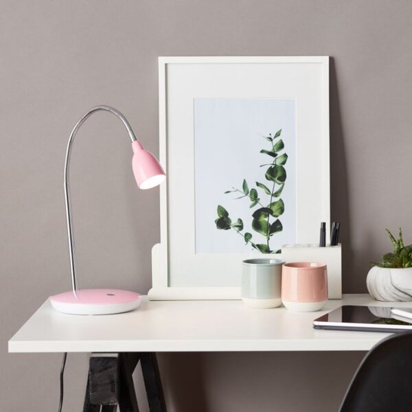 Brilliant G92935/17 Stolní lampa ANTHONY LED růžová