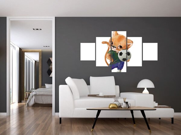 Obraz - Akvarelové zvířátko N⁰4 (125x70 cm)